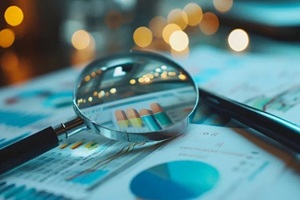 business audit and efficiency evaluation concept