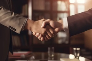 people shaking hands