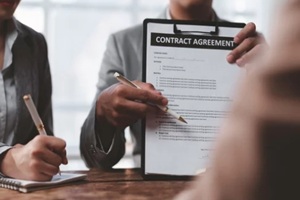 people showing contract termination terms