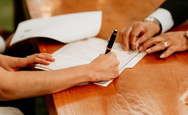 signing the contract