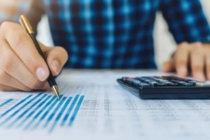 small business owner organizing finances, cash flow optimization, accounting success